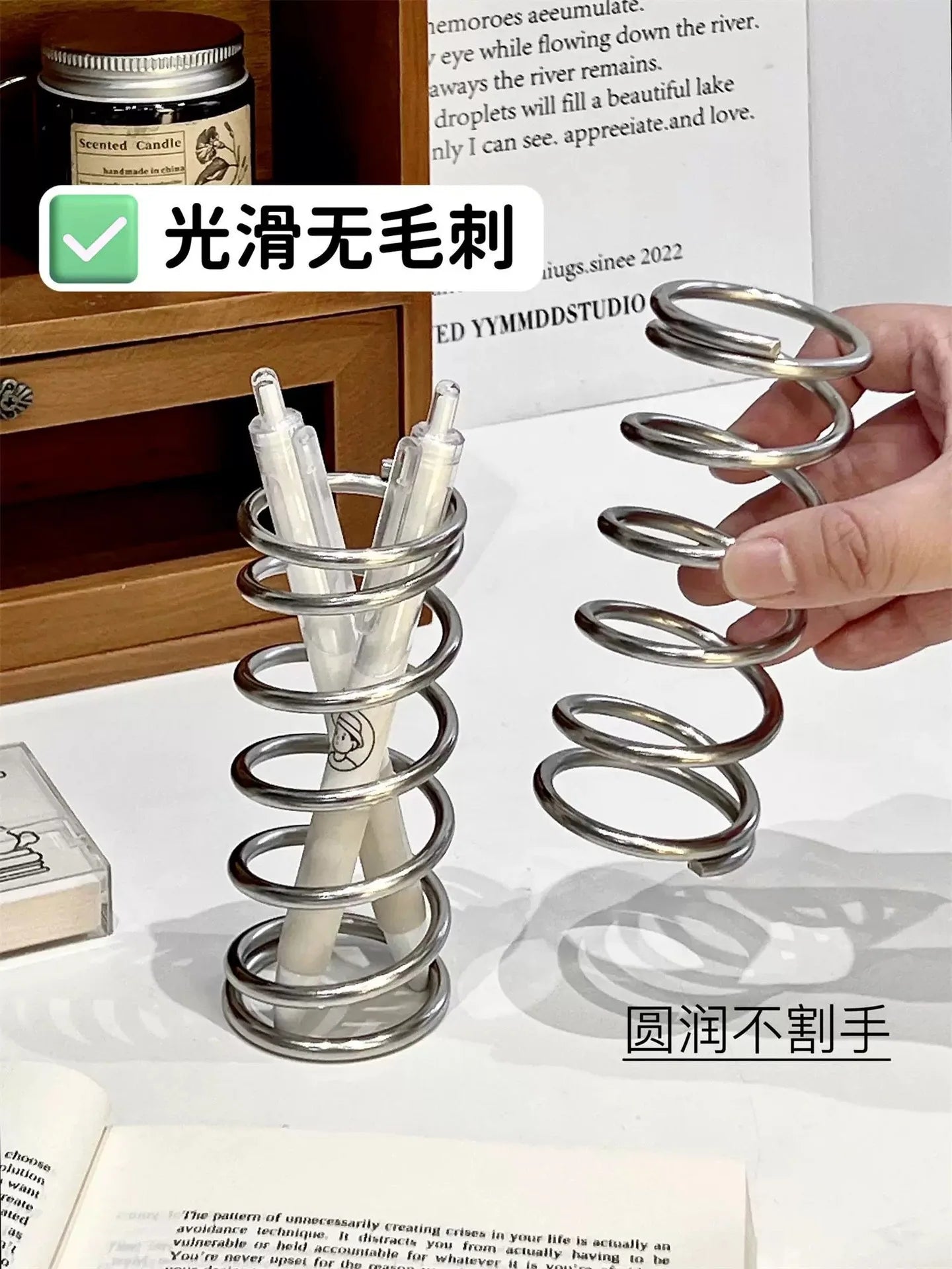 Stainless Steel Toothbrush Holder Metal Bathroom Accessories Tool for Toothpaste Makeup Brush Storage Rack Home Decoration