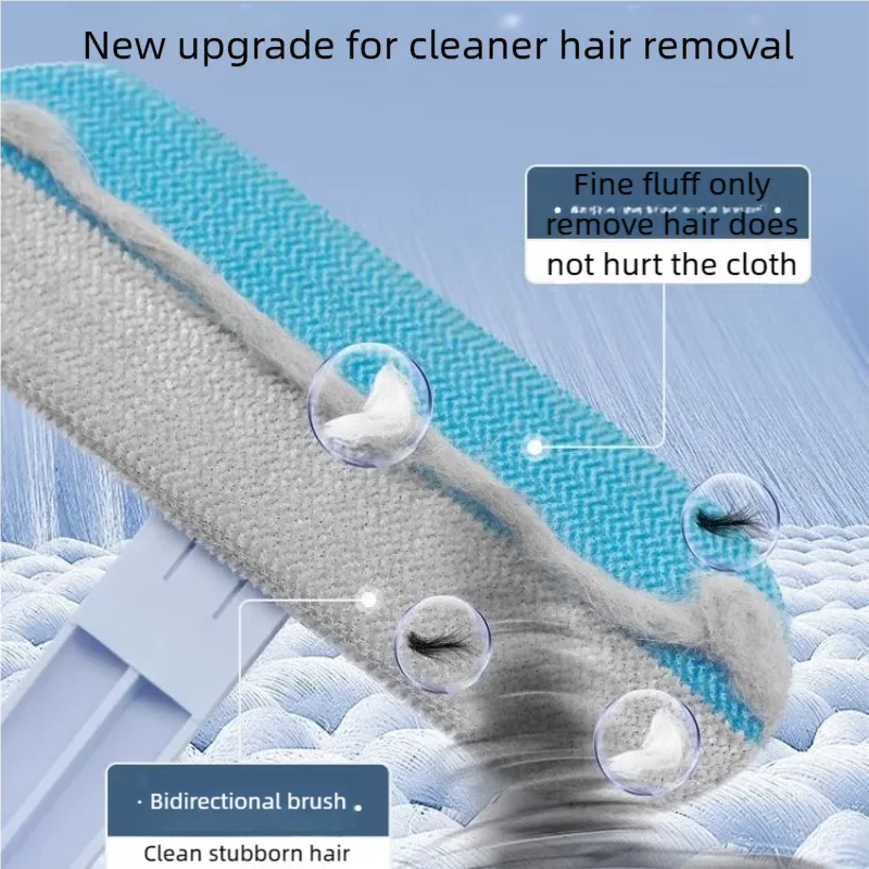 3 In 1 Pet Hair Remover Brush Long Handle Tool For Cat Dog Fur Sofa Window Lint Roller Scraper Household Gadget