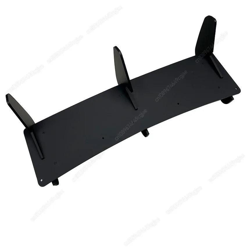 For VW Polo MK5 GTI 6R 6C Two Four Door Facelift 2010-2018 3 Fins Rear Bumper Diffuser Spoiler Splitter BodyKit ABS Black Tuning