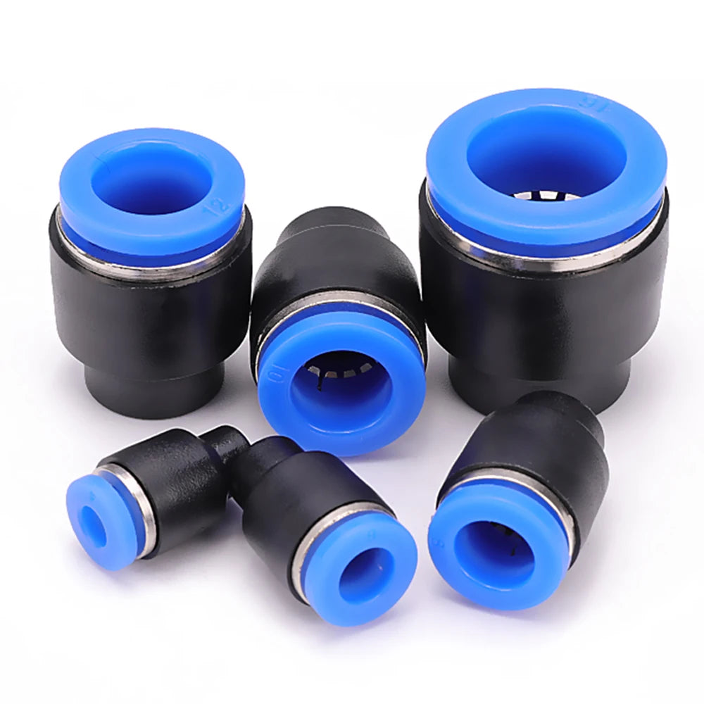 Pneumatic Connector Quick Plug Plastic Plug Pipe Plug PP PPF 4mm 6mm 8mm 10mm 12mm 14mm 16MM Air Hose Sealing Connector