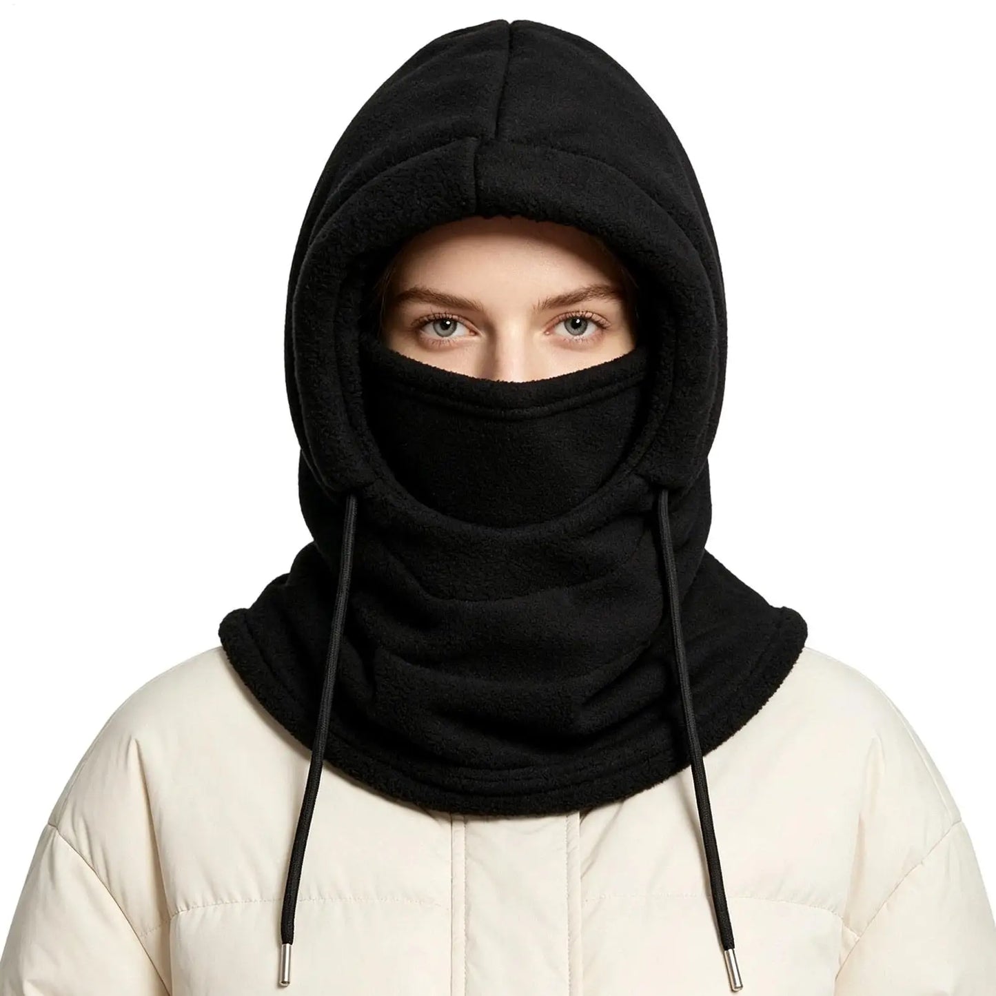 Winter Warm Hat With Mask And Neck Warmer Windproof Balaclavas For Men Women Masked Hat Cycling Cold Weather Protection