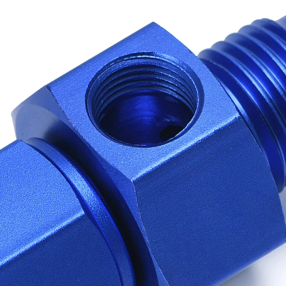 PQY - New AN-6 (AN6) Male to Female 1/8" NPT Gauge / Sensor Side Port Adapter  PQY-SL9192-06