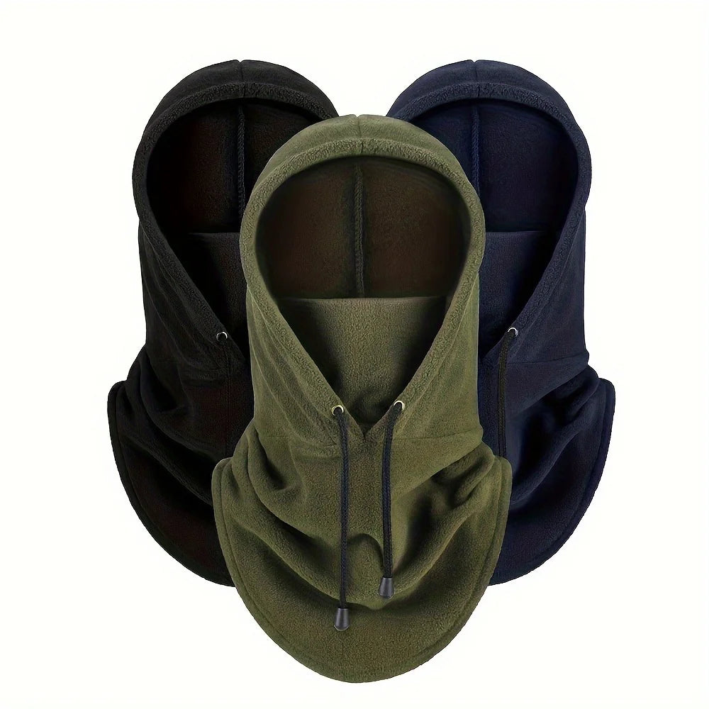 Winter Balaclava Set, Windproof Warm Hat for Outdoor Cycling and Skiing with Neck Warmer – Perfect Gift for Christmas/Halloween/