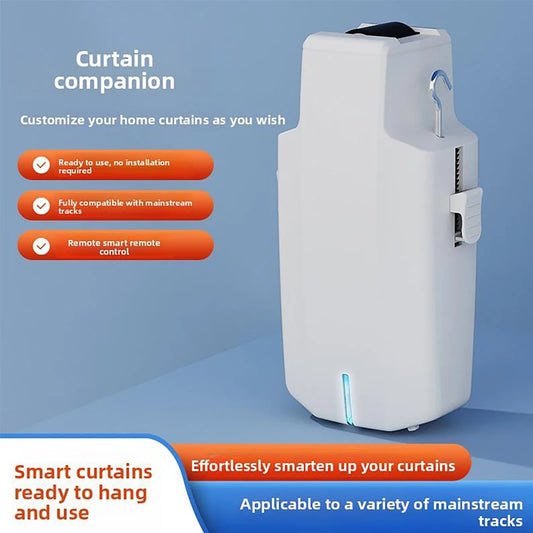 Smart Electric Curtain Robot Track Motor Remote Control Home Electric Drive Track Rod Automatic Curtain Opener Curtain Motor