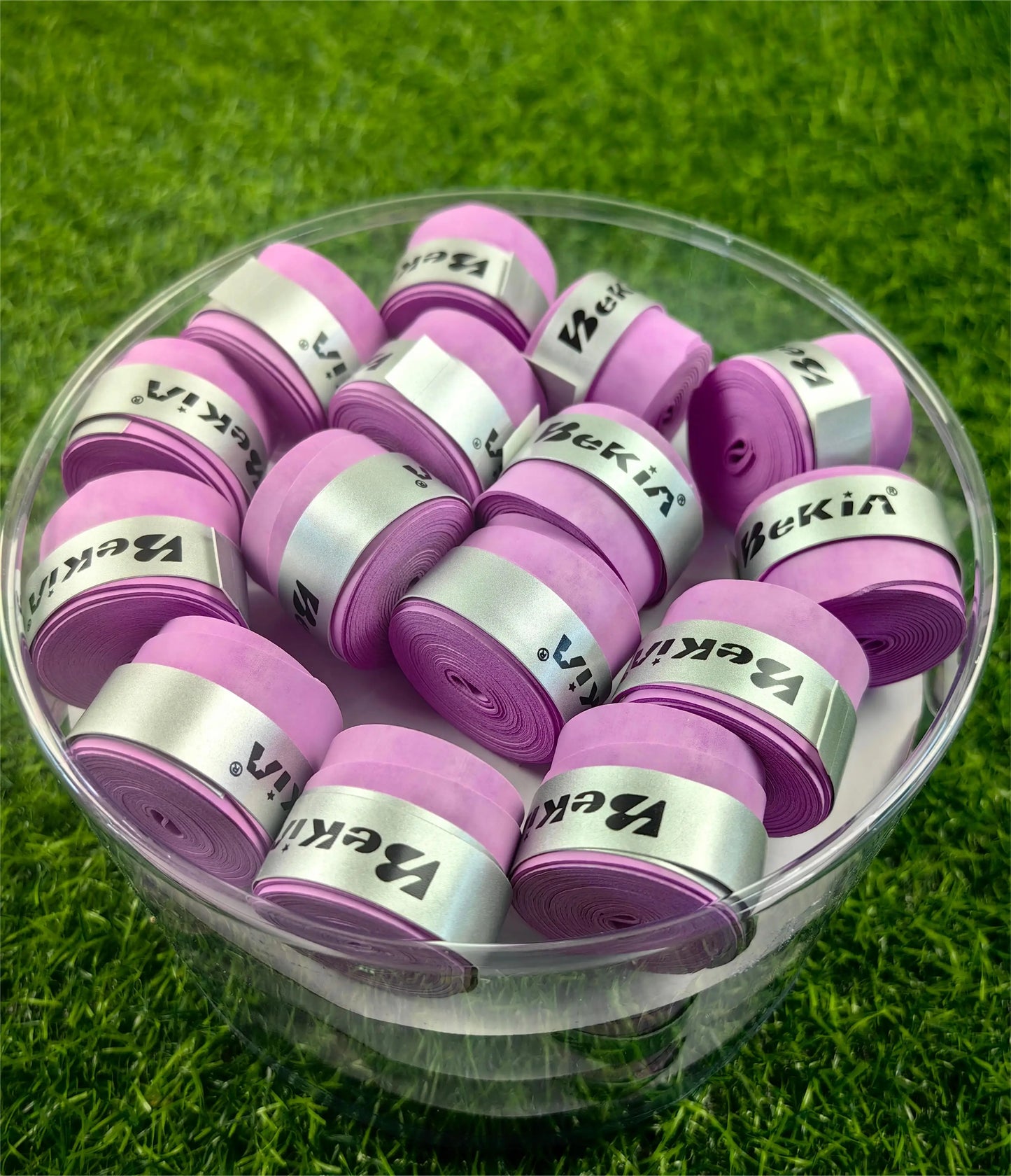 60pcs/Pack Dry Tennis Racket Grip Anti-skid Sweat Absorbed Wraps Taps Badminton Grips Racquet Vibration Overgrip Sweatband