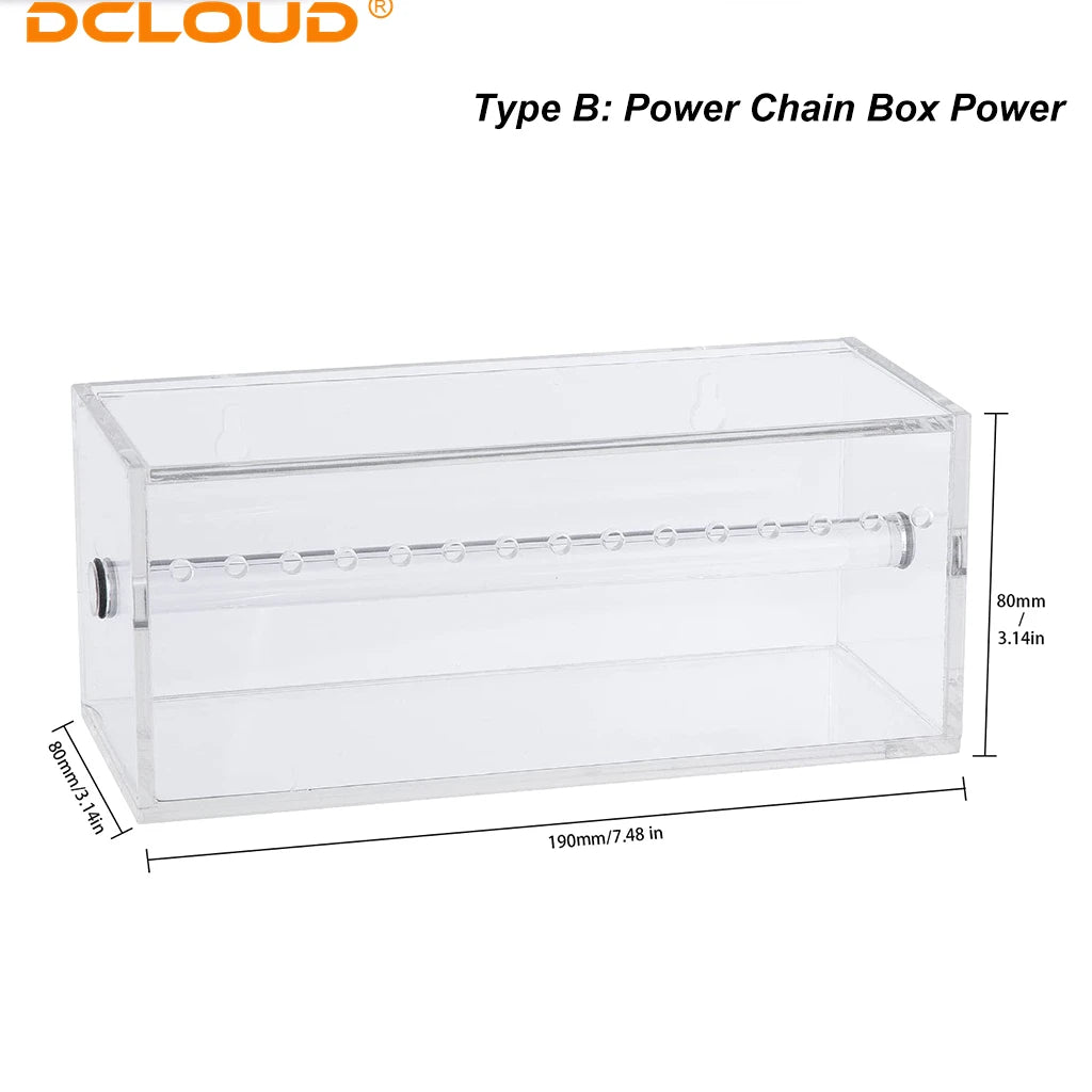 1Box Dental Arcylic Dispenser Power Chain Placer Box Orthodontic Ligature Tie Organizer Ortho Elastic Chain Storage Holder