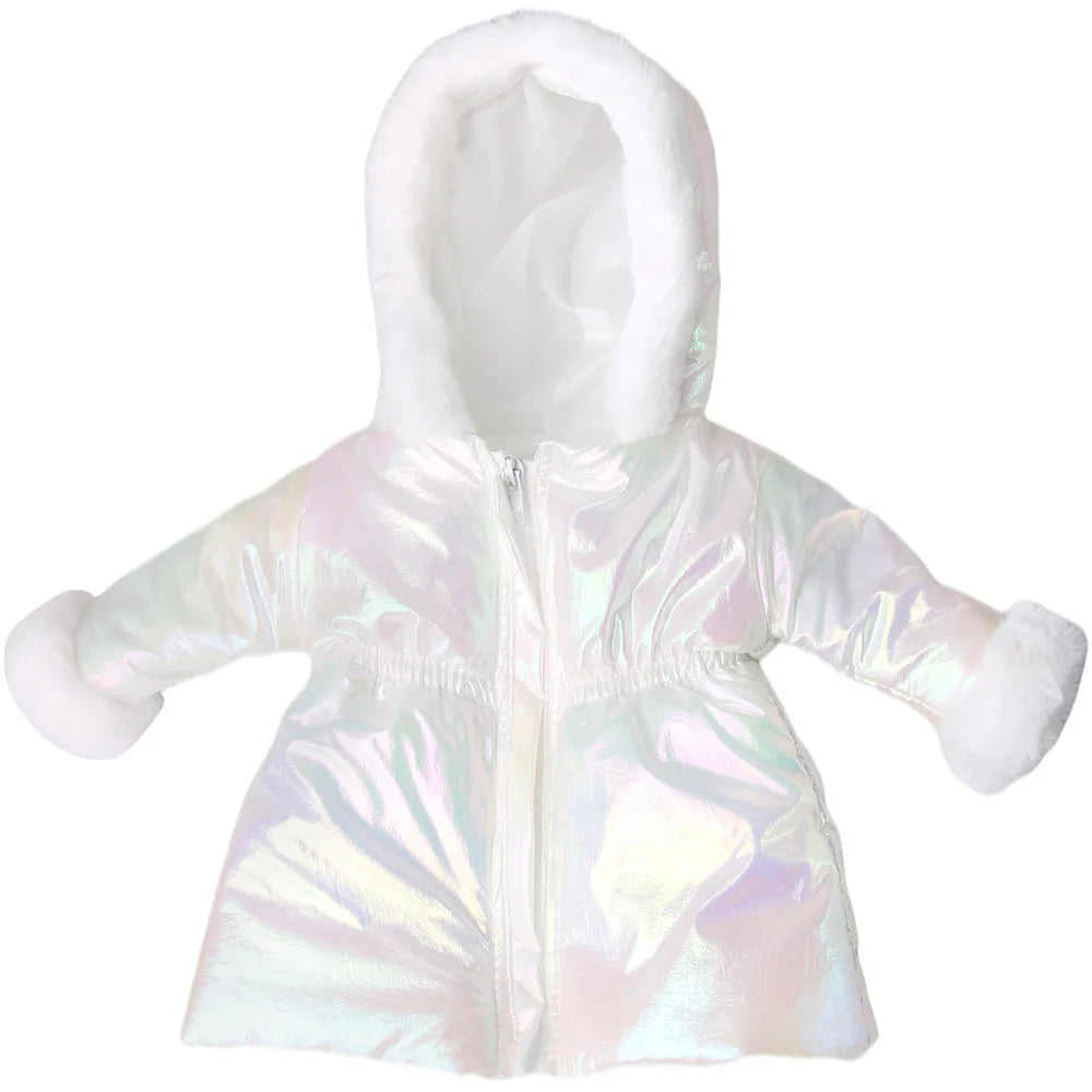 Winter Doll Clothing 43cm Newborn Doll down Jacket Suitable for 14-18 Inch Newborn Doll 1pc Coat Christmas Birthday Gift