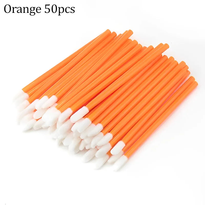 50pcs Eyelash Brushes Reusable Mascara Wands Applicator Spoolers for False EyeLashes Extension Women Lashes Cosmetic Supplies