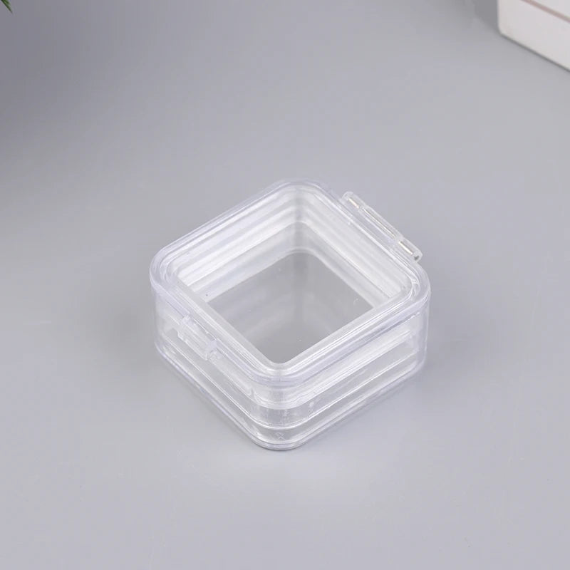 1 Pcs Plastic Dental Lab Box With Film Dentist False Tooth Case Box With Membrane Storage Boxes Denture Teeth Container Case