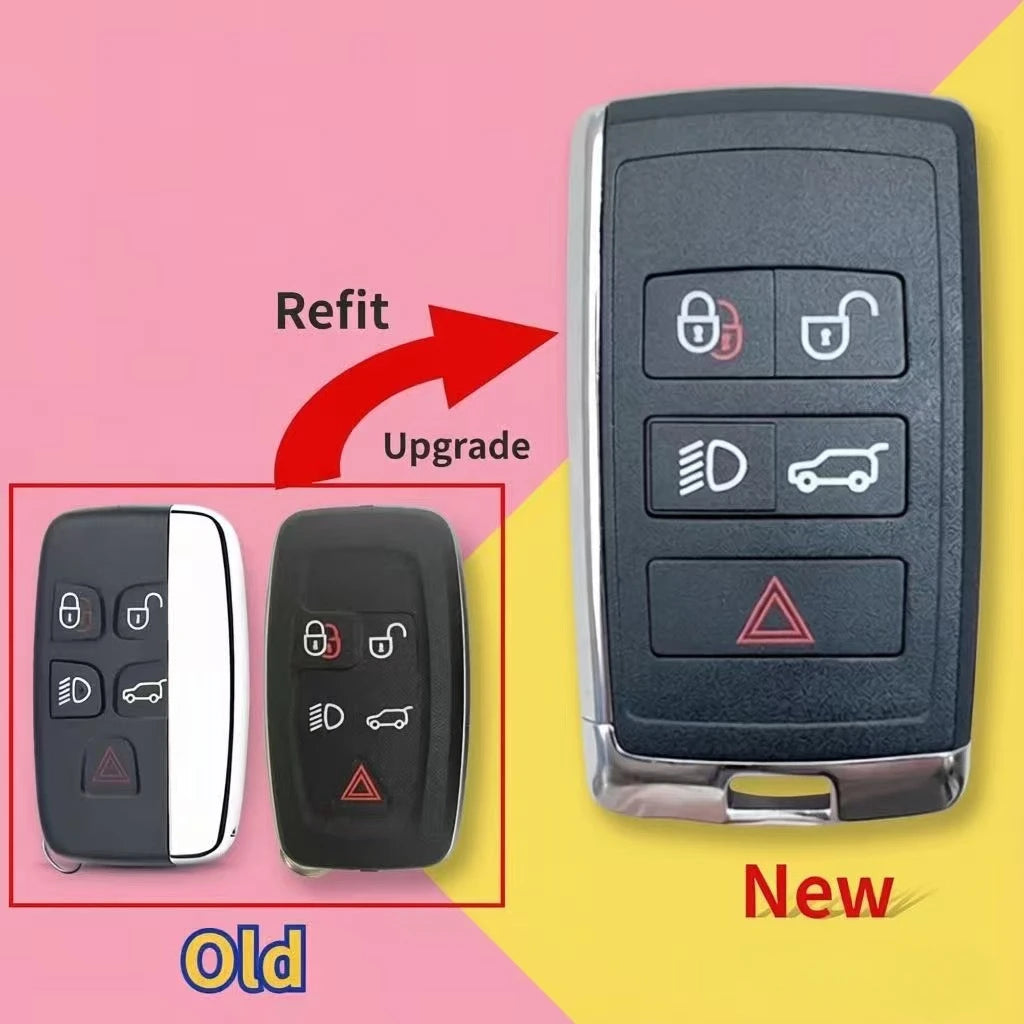 For Jaguar Land Rover Evoque Discovery 4 Evoque F-Pace F-Type XE XF XJ Freelander for  Car Key Shell Key Housing Fob Case Modify