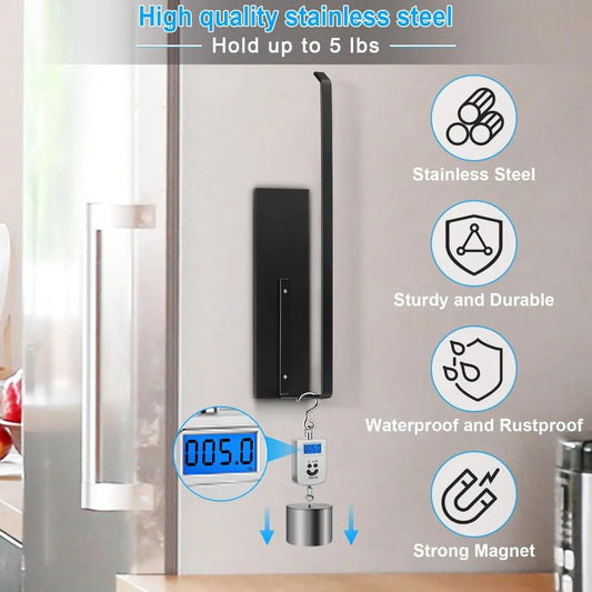 Paper Towel Holder, Magnetic Paper Towel Holder for Fridge, Toilet Paper Roll Holder Magnet Towel Rack Wall Mount Fridge