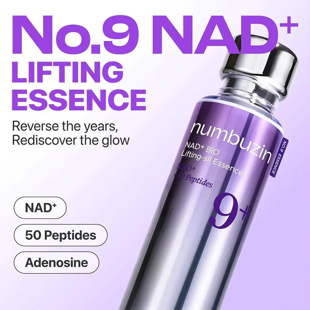 Numbuzin NO.9 Retinol Lift & Firm Cream Korean Original Skin Care Purple Needle Tube Eye Cream No.9 NAD+ BIO Lifting-sil Essence