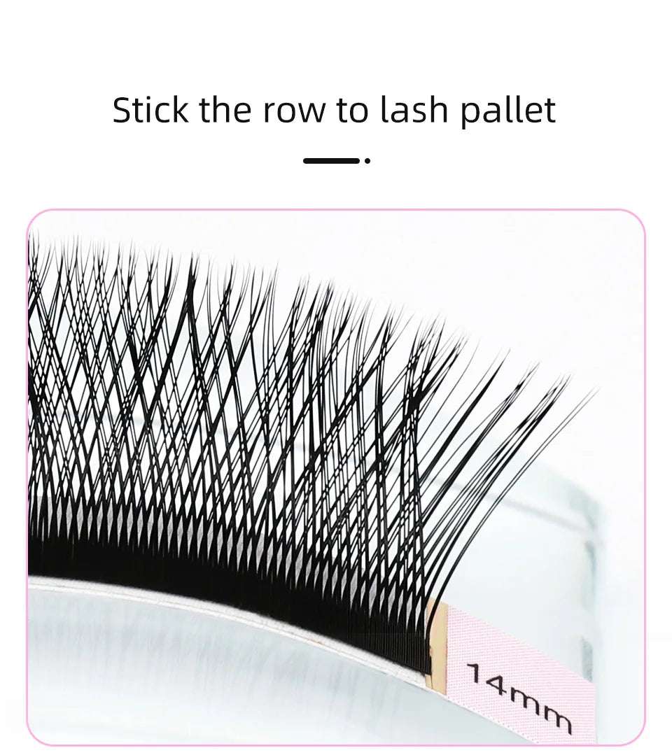 AGUUD Automatic Flowering 2D 3D 4D 5D W Shape Premade Fans Eyelash Extensions Natural Soft Individual Lashes Makeup Cilia