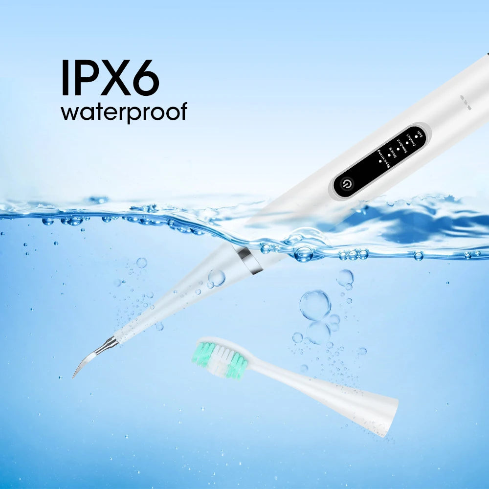 Sonic Electric Toothbrush Teeth Whitening Kit Tooth Whitener Calculus Plaque Tartar Remover Tools Cleaner Stain Oral Care