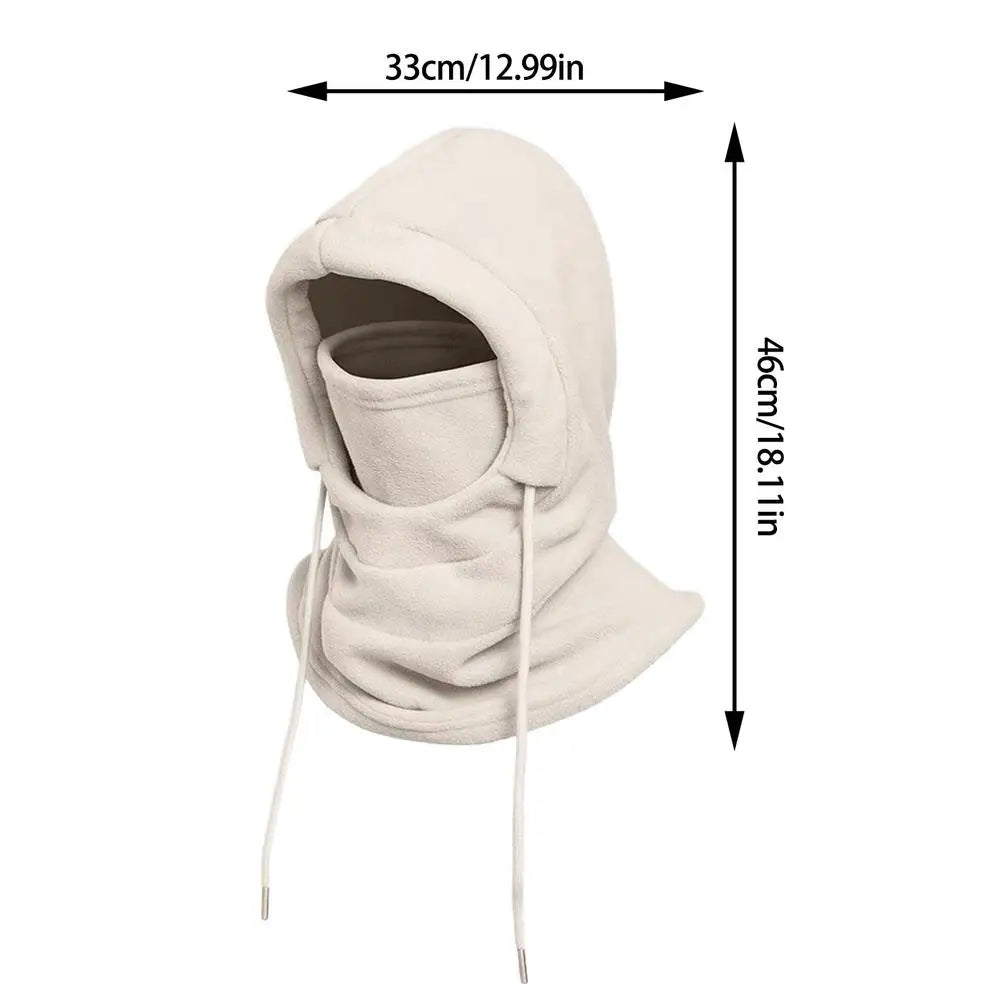 Winter Warm Hat With Mask And Neck Warmer Windproof Balaclavas For Men Women Masked Hat Cycling Cold Weather Protection