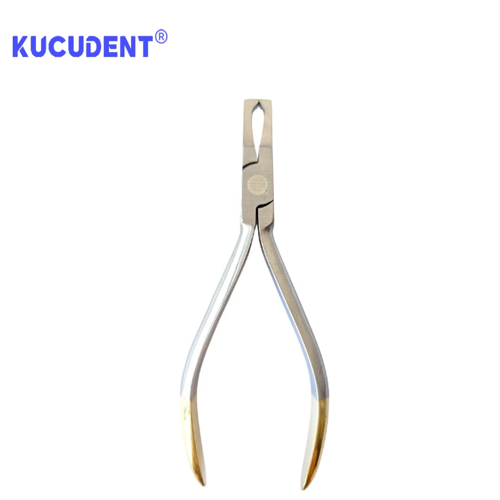 1 PC Dental Anterior Teeth Bracket Removing Pliers - Stainless Steel Orthodontic Forceps for Cutting Adhesive & Bracket Removal