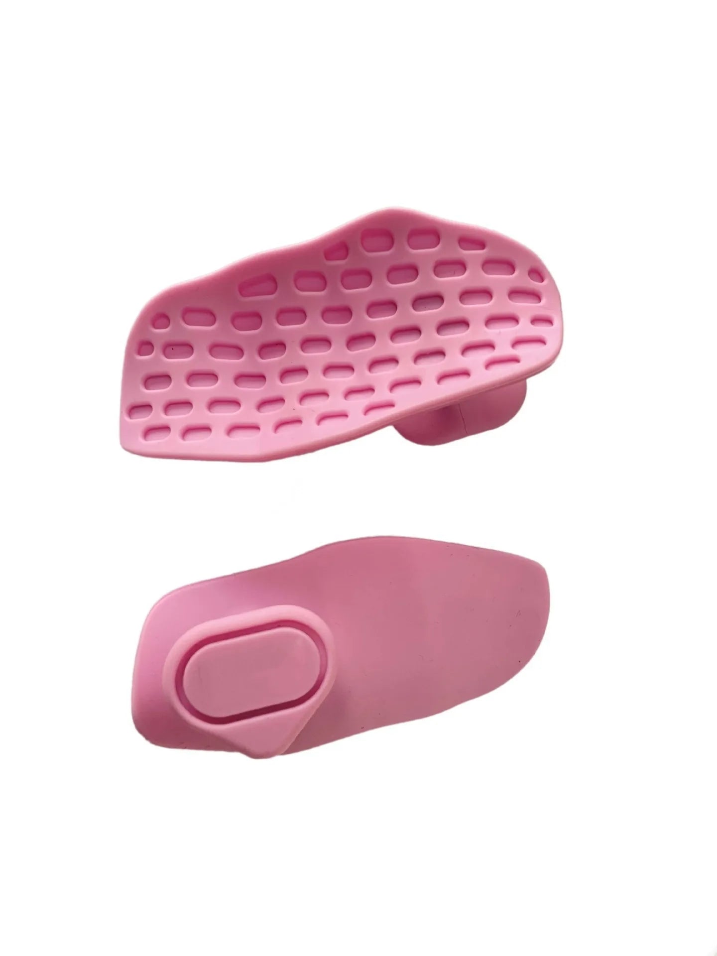 1 Pair Portable Silicone Gym Palm Grips Non Slip Hand Grip Pad for Pull Ups Weight Lifting Fitness Workout Training