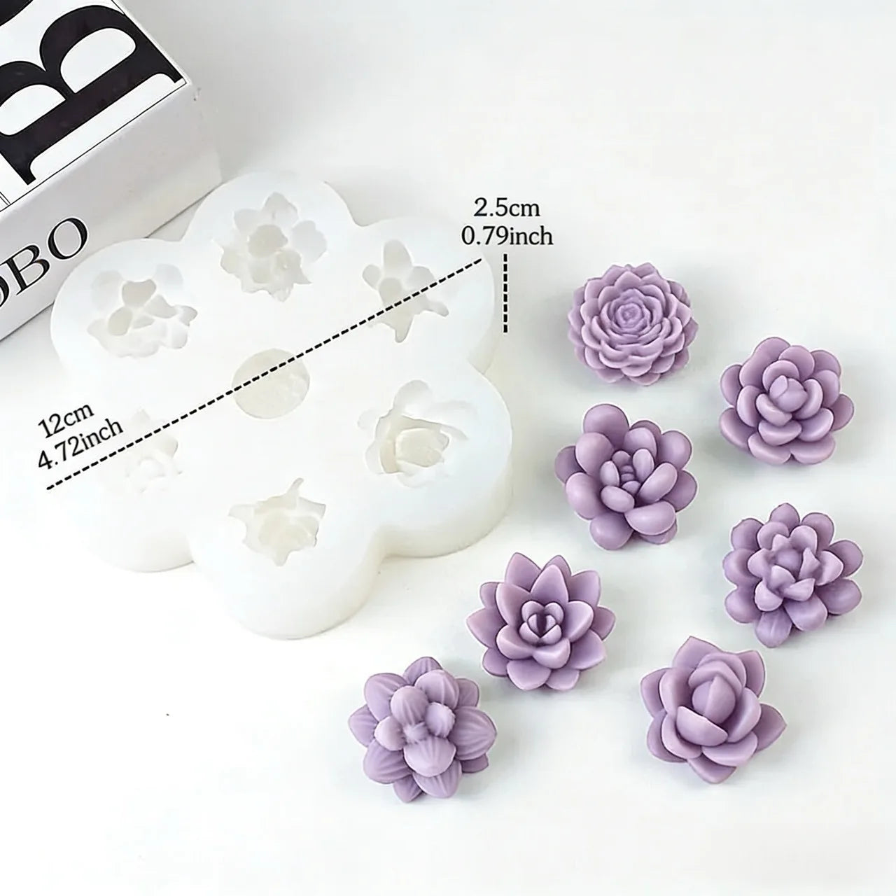 1 Piece 3D Elegant Rose Silicone Mold - Reusable Flexible Mold for Candles, Resin Art, Handmade Soap and Clay Making, Delicate Petal Design, Home Decoration, Valentine's Day Gift, Floral Shapes, Special Gift for Craft Enthusi