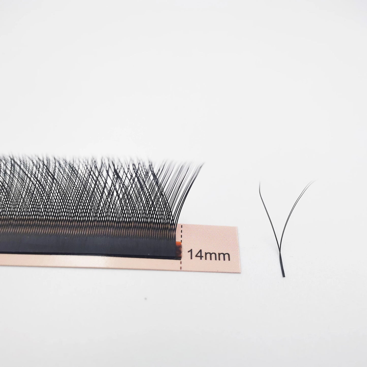 Supmacio YY Lash 6mm 7mm Y Shape Eyelashes Extension 2D 6-15mm Two Tip Eyelashes Brazilian Volume Fan Lash Supplies Mesh Lashes