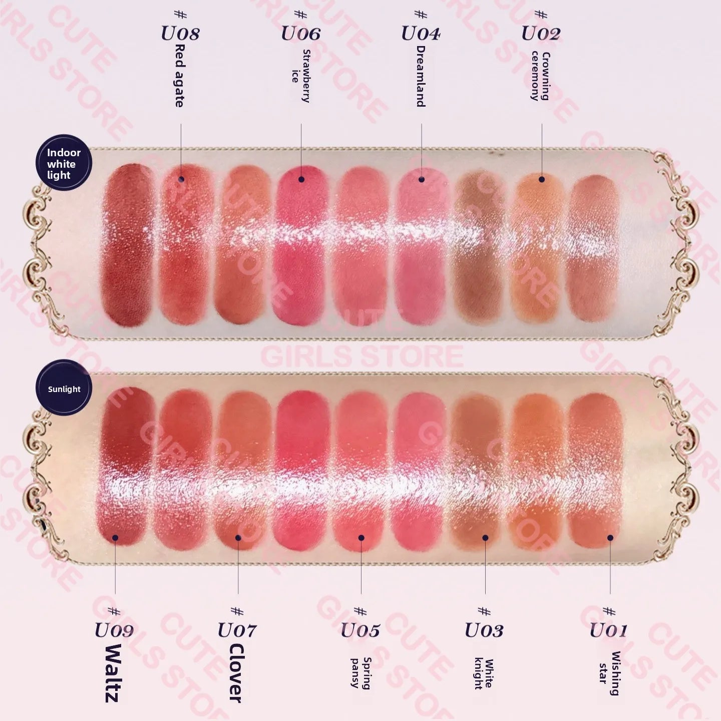 Flower Knows Knight Unicorn Glazed Lipstick: High Pigment Long-Lasting Non-Stick Lip Gloss for Makeup Enthusiasts