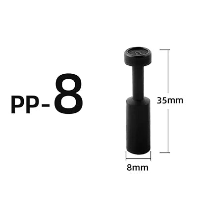 Pneumatic Connector Quick Plug Plastic Plug Pipe Plug PP PPF 4mm 6mm 8mm 10mm 12mm 14mm 16MM Air Hose Sealing Connector