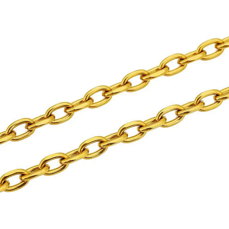 1 Meter Stainless Steel Large Heavy Chunky Hip Hop Punk Link Gold Color Chains DIY Jewelry Materials Handmade Necklace Bracelets