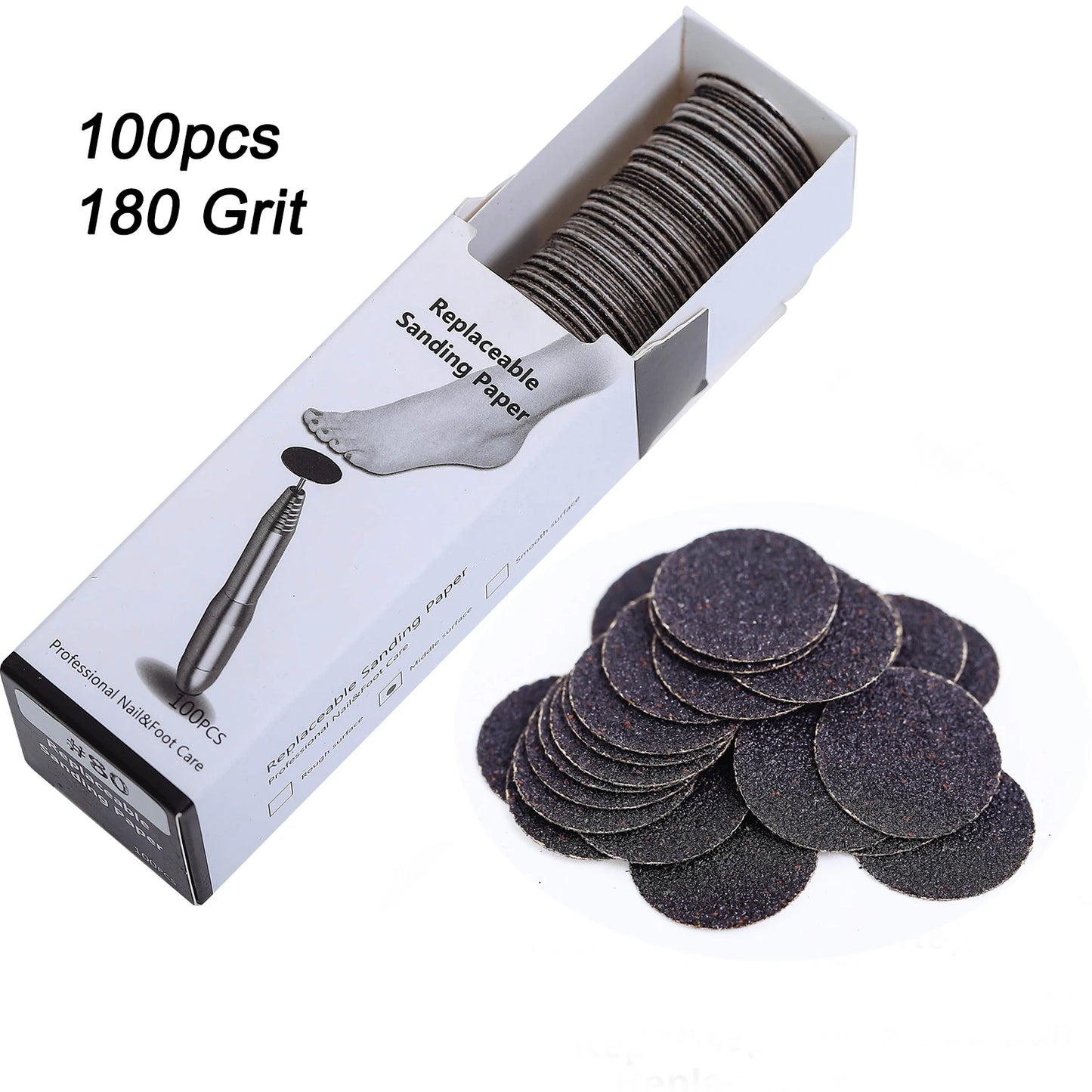 Diamond Nail Drill Bit Sanding Band Rotary Burr Foot Rasp Cuticle Cutters for Manicure Pedicure Disc Nozzles Tool Accessories