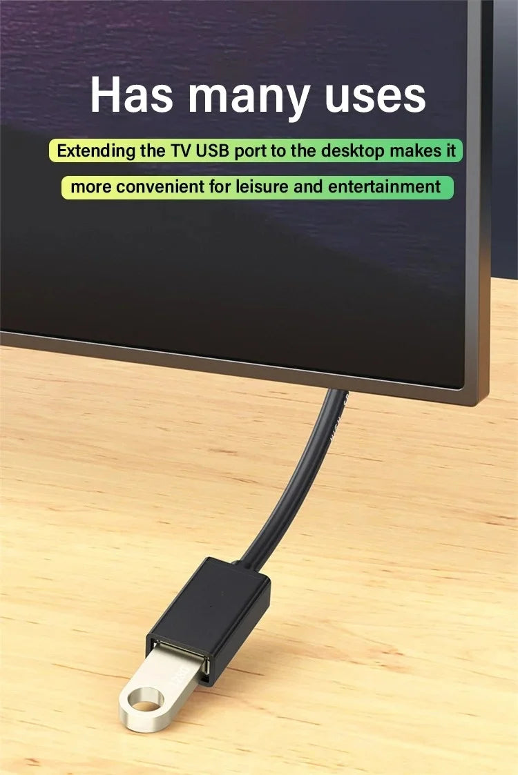 5Gbps USB 3.0 Extension Cable Male To Female USB A Extender Cable for PC Hard Drive Computer Laptop Smart TV Hard Drive Camera