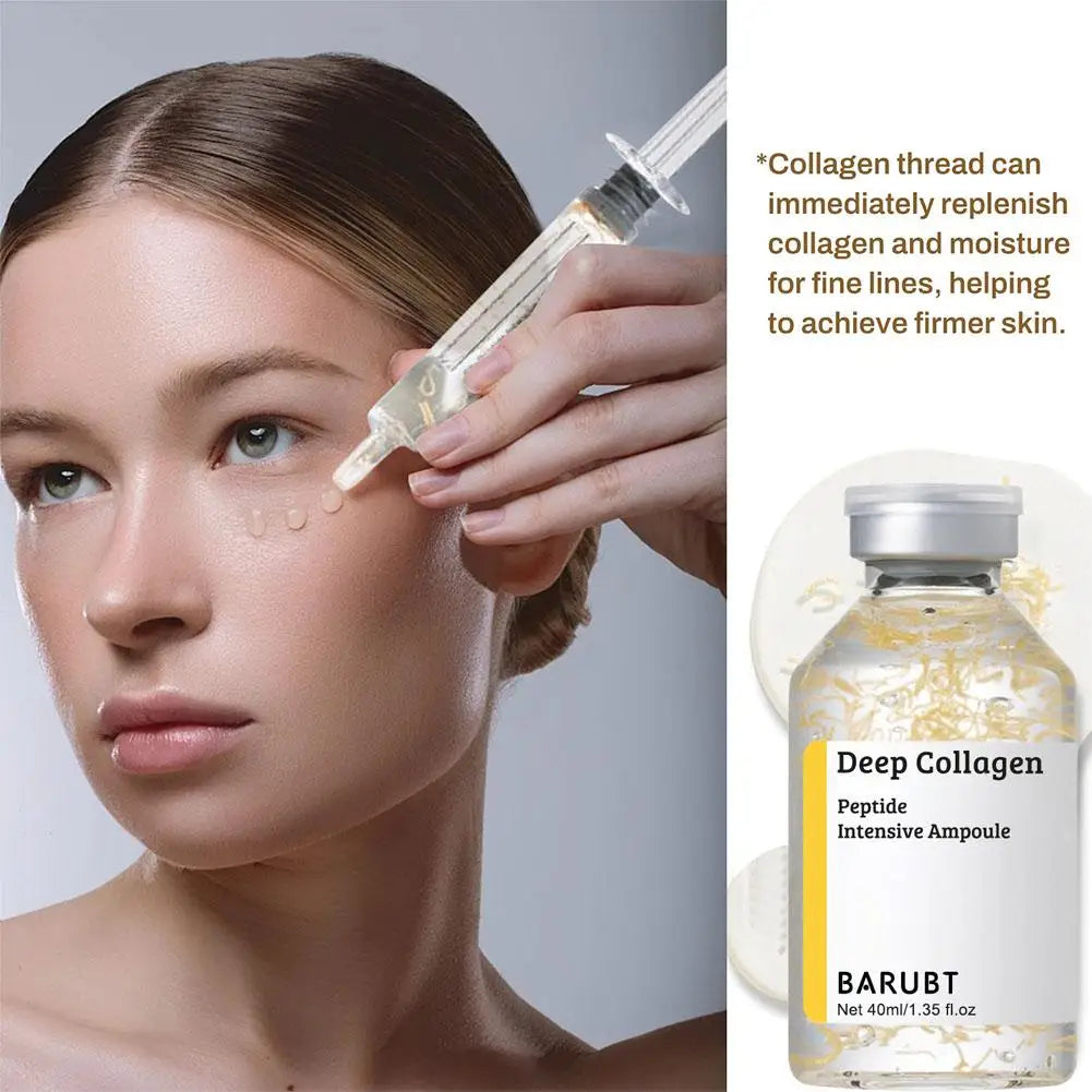 Deep Collagen Peptide Intensive Ampoule Essence Revitalizing Deep Moisturizing Glow Boosting Firming Nourishing Korean Skin Care