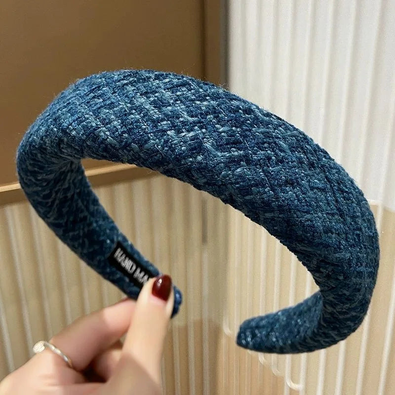 2026 Winter Korean Fashion Hairbands Headband Women Girls Scrunchies Hair Head Hoop Band Accessories Headdress Headwear Ornament