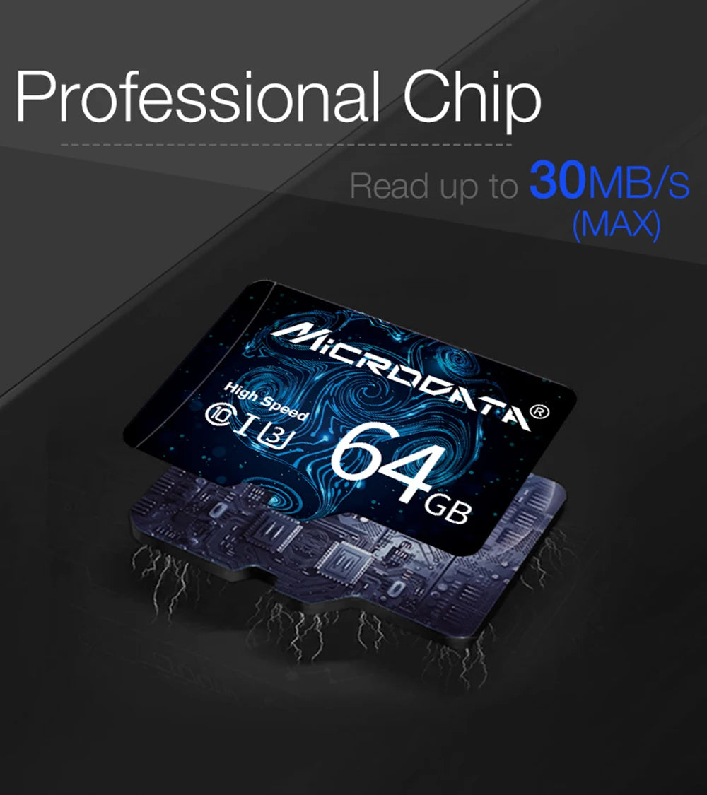 High Quality Memory Card Micro TF SD Card 128GB Class 10 TF Card 64GB 32GB 16GB 4GB 8GB External Pen Drive Flash Memory Disk