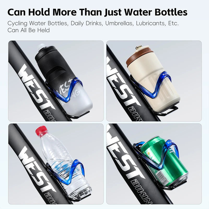 WEST BIKING Bicycle Bottle Cage Lightweight High Toughness Cycling Water Bottle Holder Drink Cup Stand MTB Road Bike Accessories
