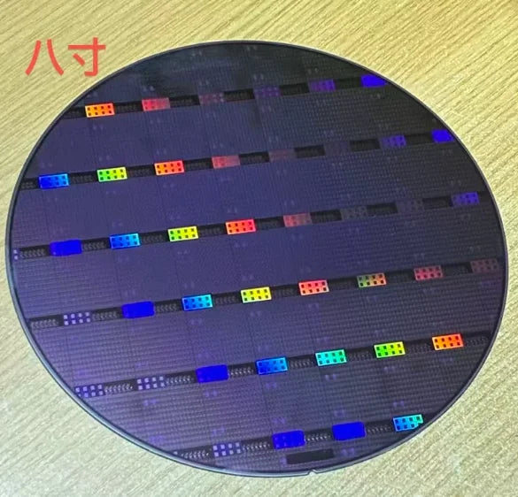 6 8 12 Inch Wafer, Silicon Wafer, Integrated Circuit, CPU Chip, IC, Semiconductor