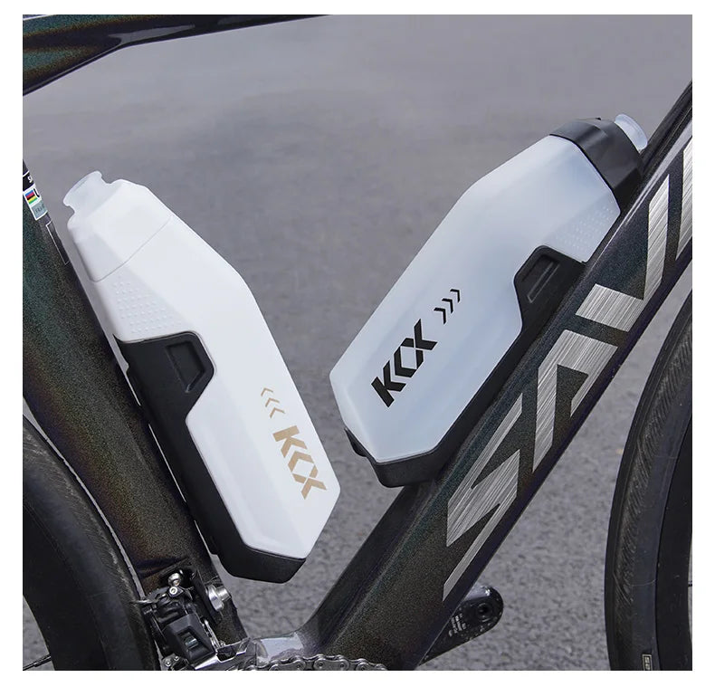 New KKX Bicycle Aerodynamic Water Bottle Bracket Set 610ml Bike Water Bottle MTB Road Bike Frame Down Tube Riding Water Kettle