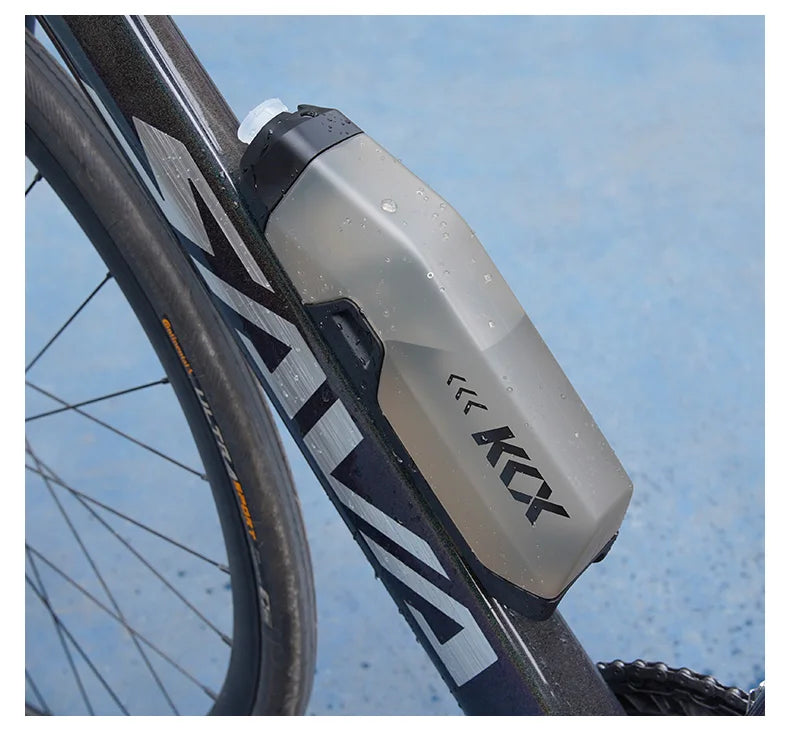 New KKX Bicycle Aerodynamic Water Bottle Bracket Set 610ml Bike Water Bottle MTB Road Bike Frame Down Tube Riding Water Kettle