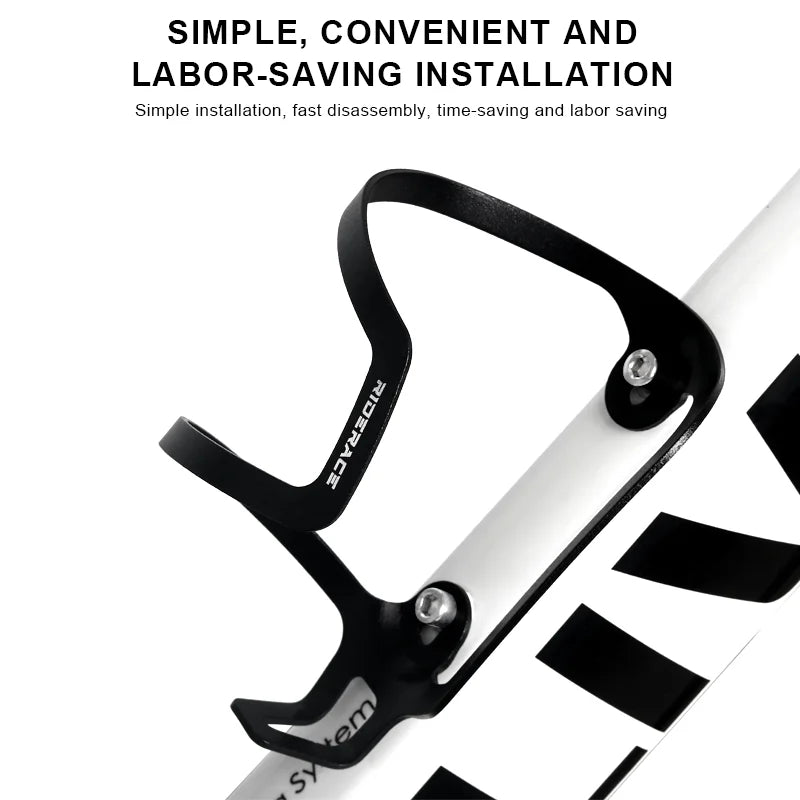 RIDERACE Lightweight Bike Bottle Holder Aluminium Alloy MTB Bicycle Water Bottle Cage Cup Bracket For Road Cycling Kettle Mount