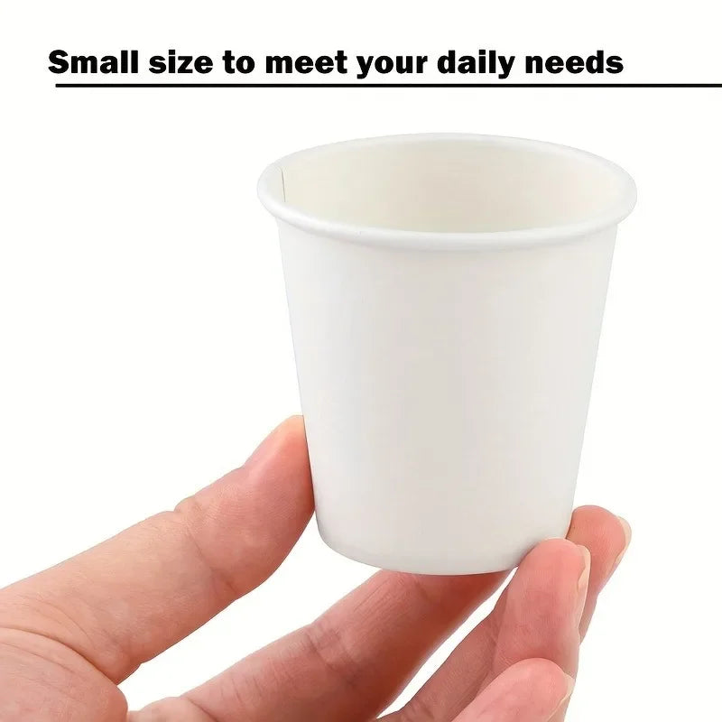 50/100/200PCS Disposable Tasting Cup One Mouthful Cup Supermarket Office  Hotel Party Snacks Coffee Drinks Candies Mouthwash