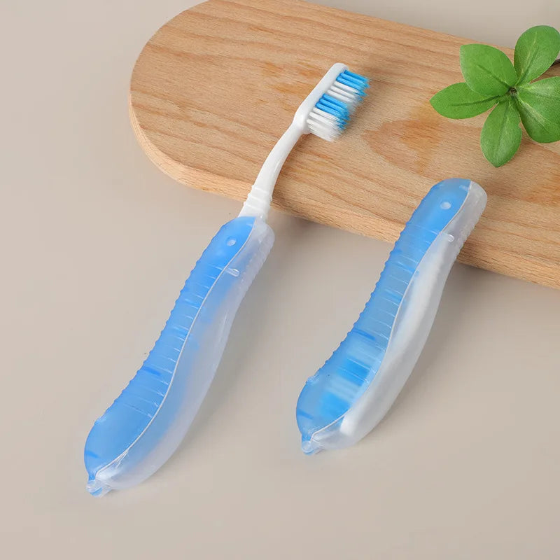Hygiene Oral Portable Disposable Foldable Travel Camping Toothbrush Hiking Tooth Brush Tooth Cleaning Tools