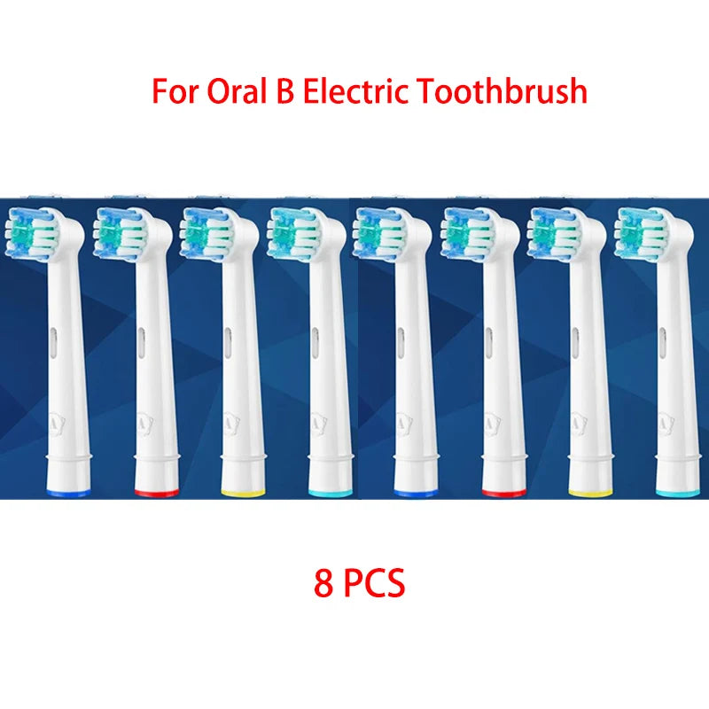 4/8/16 Pcs Electric Toothbrush Replacement Head Soft Dupont Bristle Tooth Brush Heads For Oral B Toothbrush Nozzles SB-17A