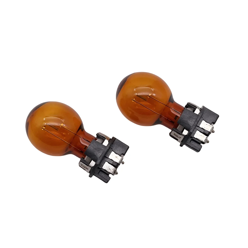 PWY24W 2PCS Original Halogen Lamp For Audi A3 A4 A5 Q3 Q7 VW Golf CC MK7 Amber Front Turn Signal Lights WP3.3x14.5-4 Auto Lamp