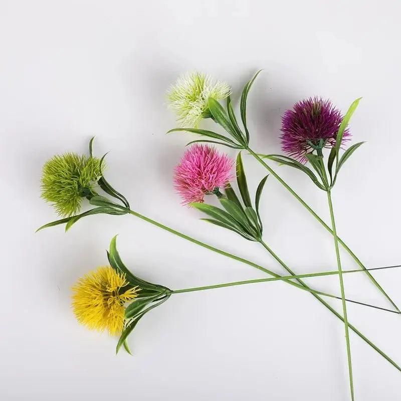 Plastic Artificial Plants Dandelion for Home Vases Garden Party Decoration Accessories Wedding Bride Bouquets DIY Gift Hot Sales