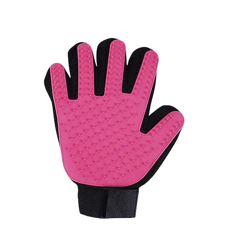 Pet Grooming Gloves Cat Dog Hair Remover Rubber Massage Brush Effective Floating Hair Cleaning Comb