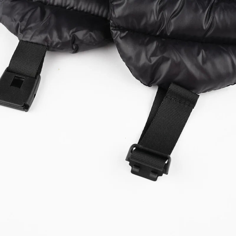 Winter Warm Down Hats for Men Women Outdoor Ski Cold Cycling Ear Protection Straps Pullover Caps