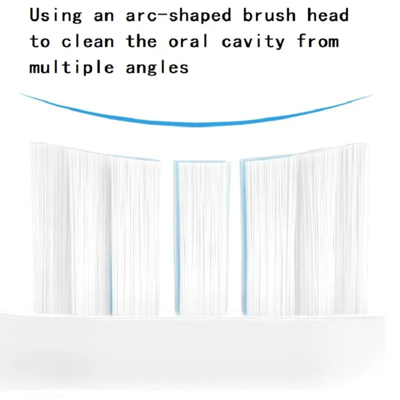 4 Pcs/Pack Electric Toothbrush Replacement Heads For XIAOMI MIJIA T300/T500/T700 Soft Bristle Nozzle Deep Clean Tooth Brush Head