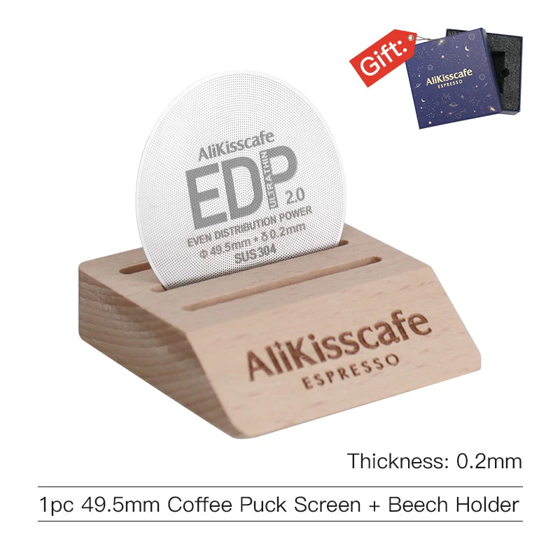 Alikisscafe Coffee Puck Screen Magnetic Espresso Filter 49.5mm 51mm 53.5mm 57.3mm 58.5mm Barista Portafilter Accessories Tools