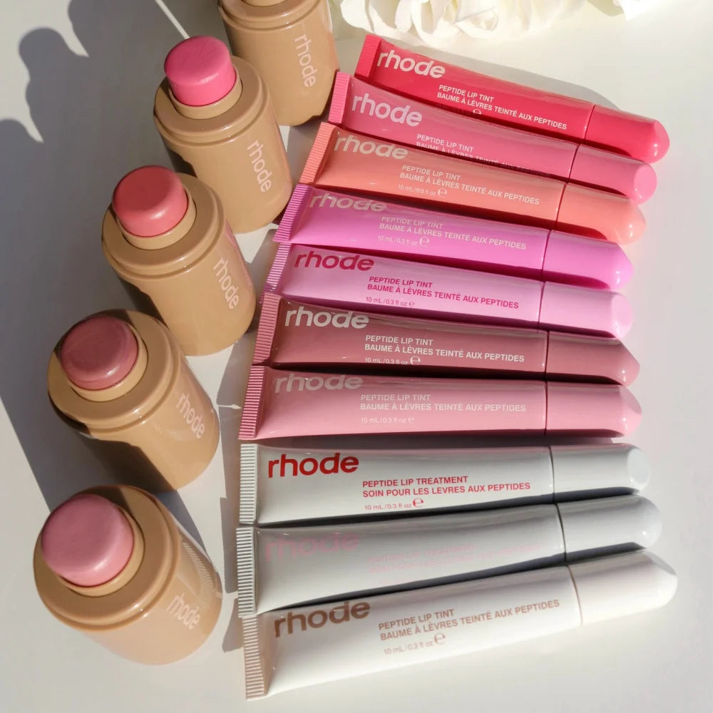 Rhode New Limited Pretzel Sweet Pea Banana Moisturizing Lip Gloss Face Cream Glazing Bubble Moisture Balm Lip Plumping Gloss Oil
