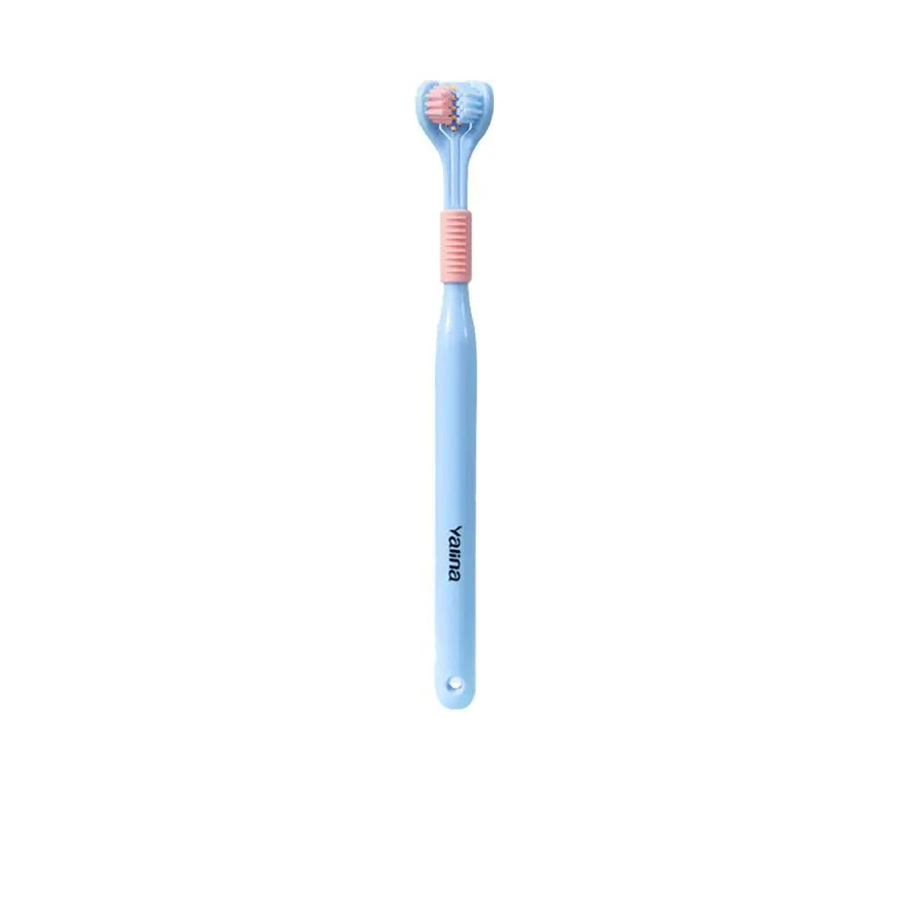 Three Sided Soft Hair Tooth Toothbrush Adult Toothbrush Ultra Fine Soft Bristle Oral Care Safety Teeth Brush for Oral Health