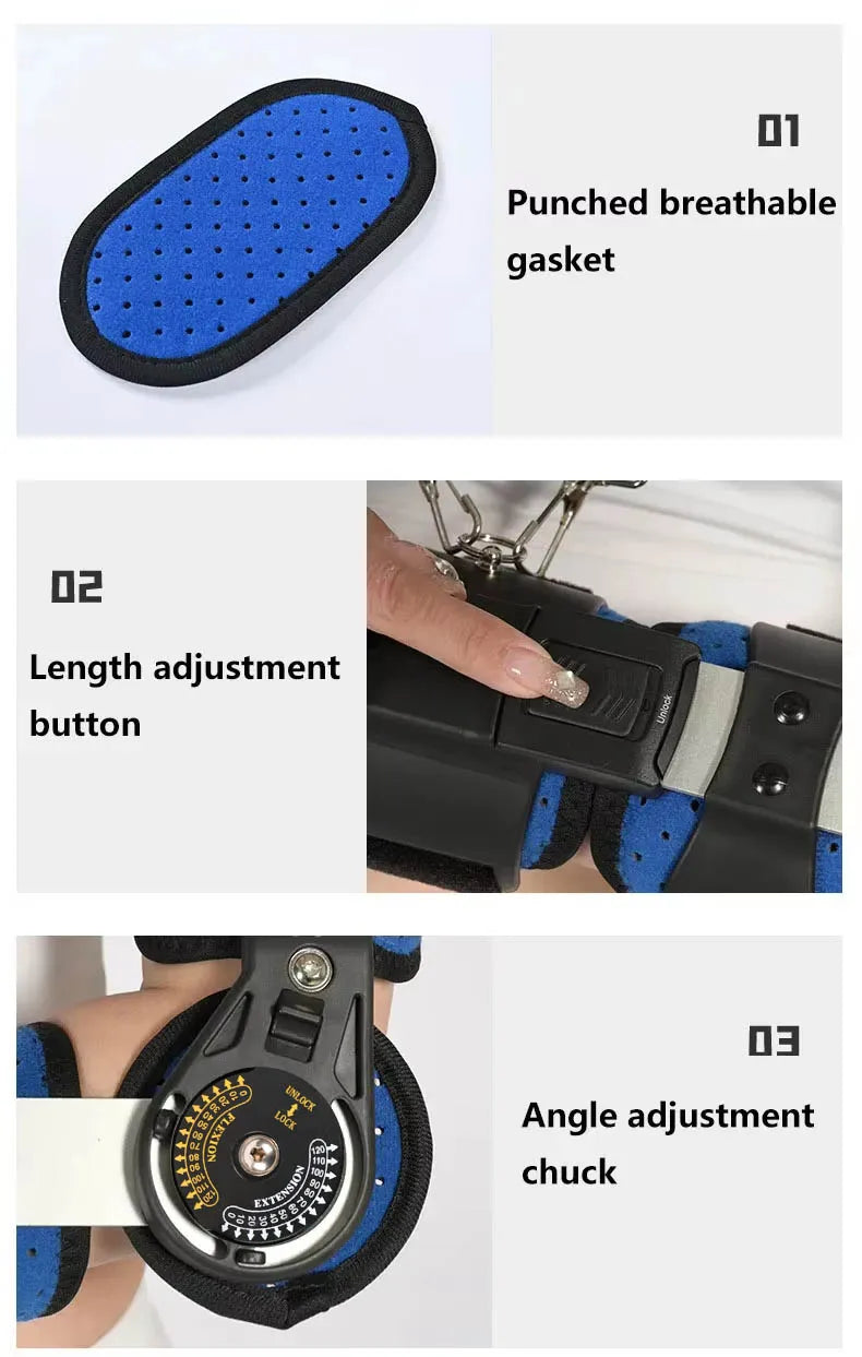 Adjustable Elbow Brace Hinged ROM Elbow Brace Post OP Elbow Brace Arm Injury Recovery Lightweight And Breathable
