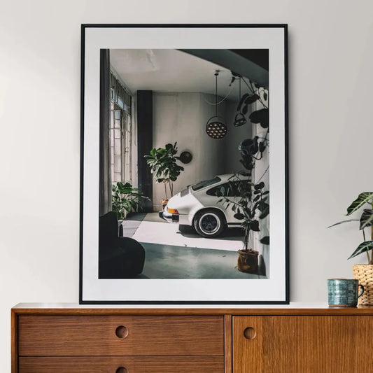 Nordic Vintage Black And White Aesthetic Wall Art Classic Supercar Street HD Oil On Canvas Posters And Printed Home Decor Gifts