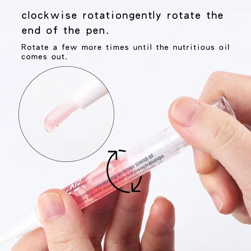 40pcs 큐티클오일 Cuticle Oil Nail Care Nutrition Oil Pen Nails Repair Hand Cuticle Manicure Treatment Nail Care Product Set